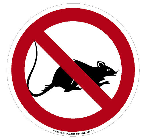 No Rats [dec-hh-no_rats] - $2.50 Decal Doctorz, Saving You Money One ...