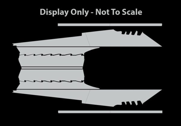 Skidoo Rev XM Tunnel 163" 2013-2017 Template